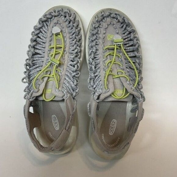 Keen Uneek Round Cord Bungee Sport Sandal Women Size 10 Rock Gray - Picture 10 of 14